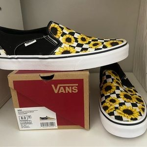 Vans Sunflower Slip-on size 8